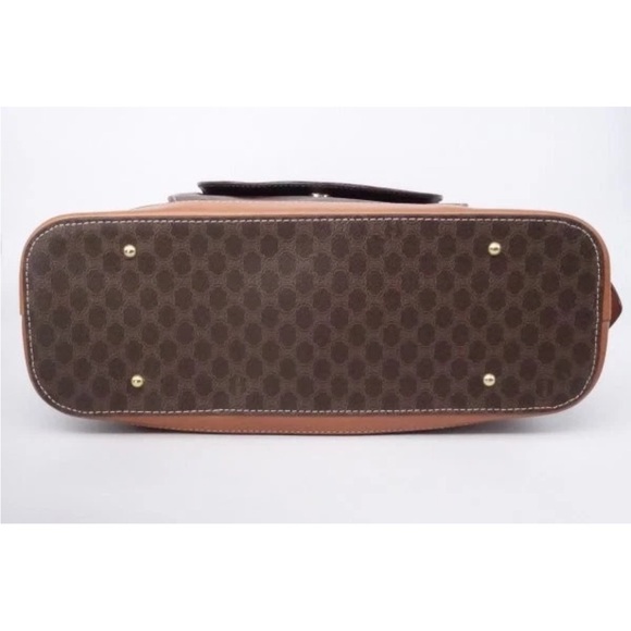 Celine Brown and Tan Satchel - Picture 4 of 10